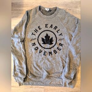 The Early November Crewneck Fleece Official Tour Merchandise - Small (Unisex)